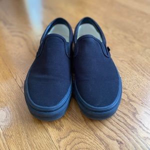 All black VANS